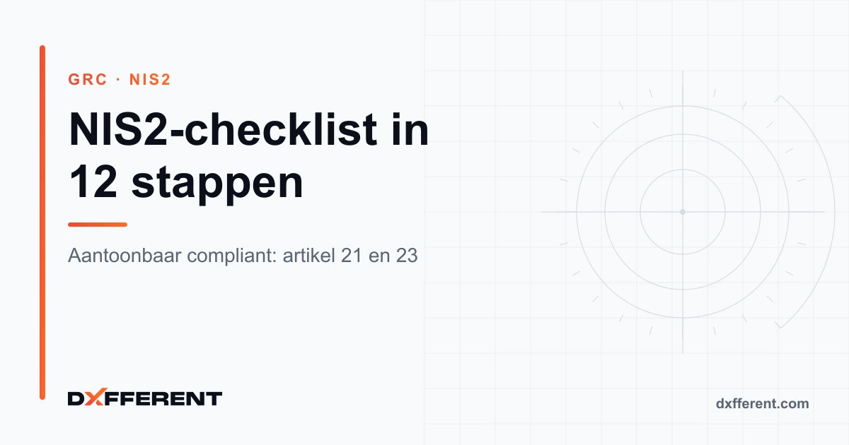 NIS2 checklist: 12 stappen naar compliance (gratis Excel download)